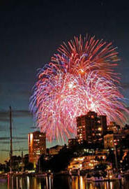 Fireworks Over Sydney Harbour Bridge