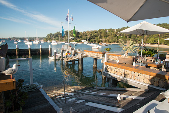 View of Hunter's Bay from The Boathouse, Balmoral, Sydney