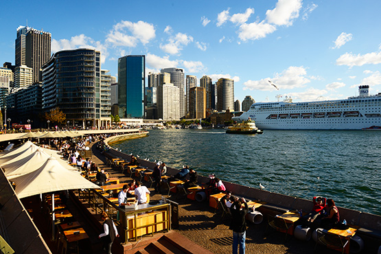 Restaurants and cafes near Circular Quay and the Sydney Opera House, Sydney