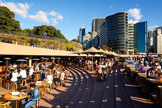 Restaurants and cafes near Circular Quay and the Sydney Opera House, Sydney