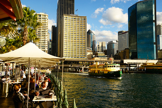 Restaurants and cafes near Circular Quay and the Sydney Opera House, Sydney