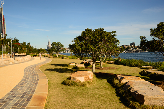 Walk from Circular Quay to Barangaroo Reserve and Darling Harbour, Sydney