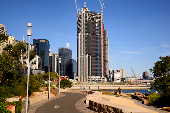 Walk from Circular Quay to Barangaroo Reserve and Darling Harbour, Sydney