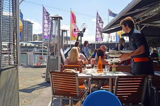 Cockle Bay cafes, Darling Harbour