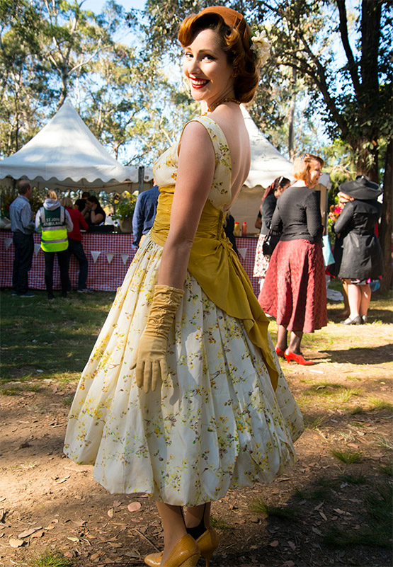 Ehran Edwards of Lewisham at Fifties Fair, Rose Seidler House, Sydney