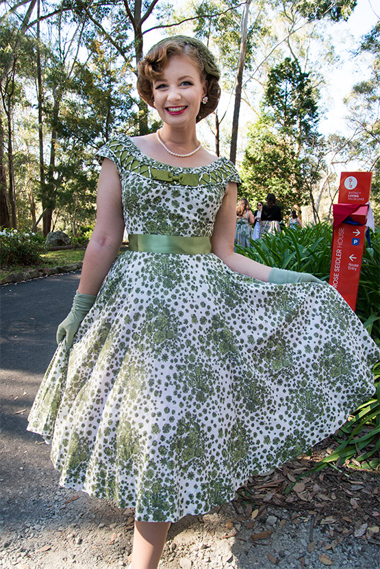 Caitlin Brownlie of Gosford at Fifties Fair, Rose Seidler House, Sydney