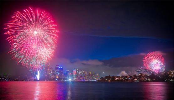 Sydney fireworks 2000
