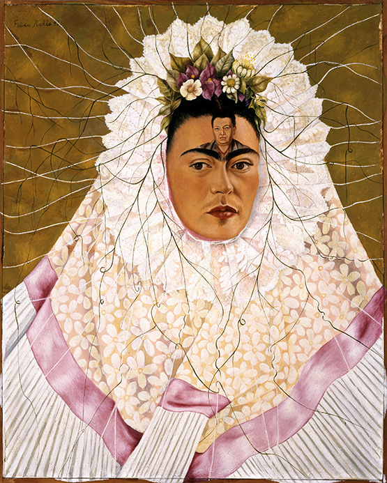 Diego on my mind, by Frida Kahlo, 1943, oil on masonite. 