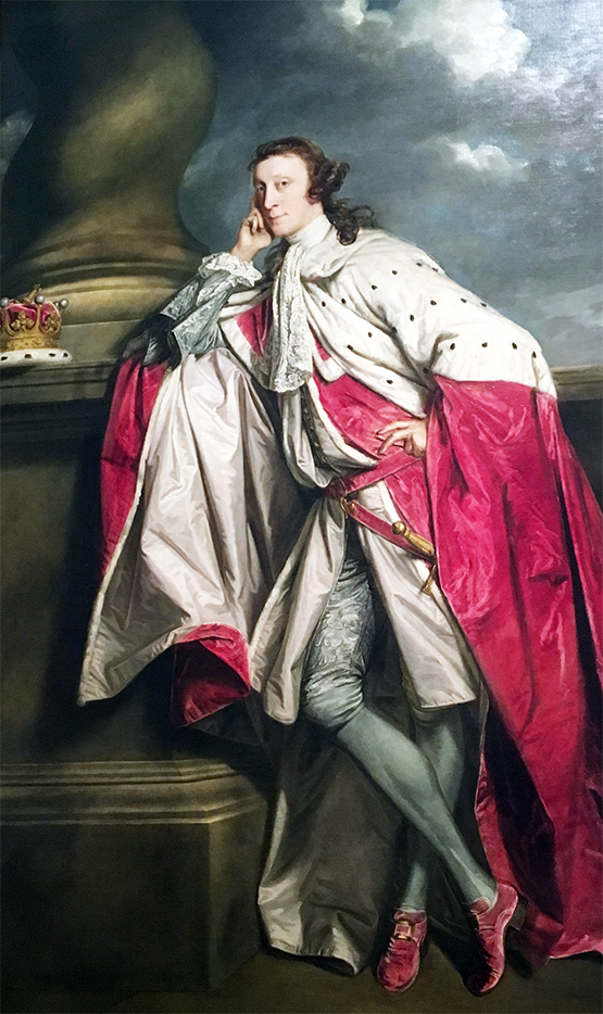 James Maitland, 7th early of Lauderdale, by the renowned British artist Joshua Reynolds, in the Art Gallery of NSW