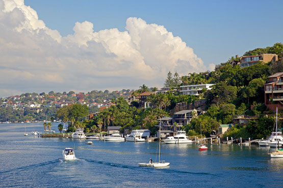 Sydney Harbour at sunset
