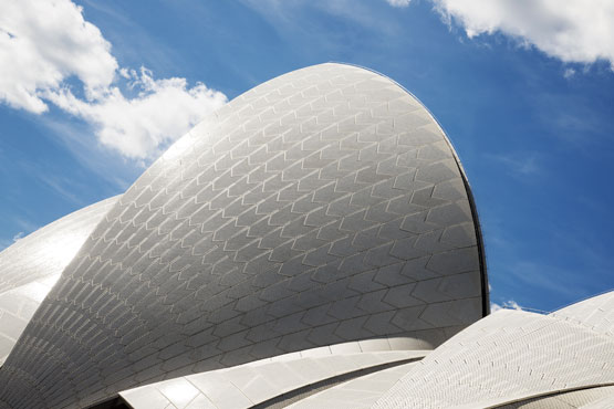The sails of the Sydney Opera House