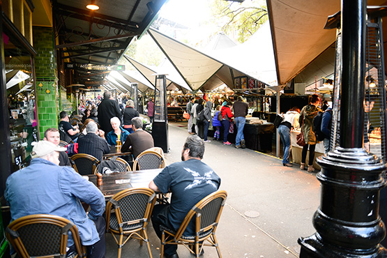 The Rocks Market, Sydney, and mercantile Hotel