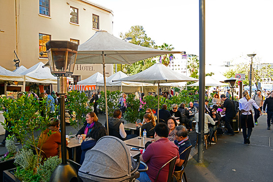 The Rocks cafes and restaurants, Sydney
