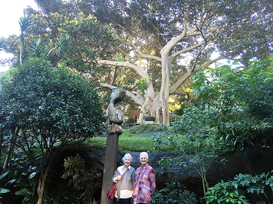 Visitors in Wendy's Secret Garden in Lavender Bay, Sydney
